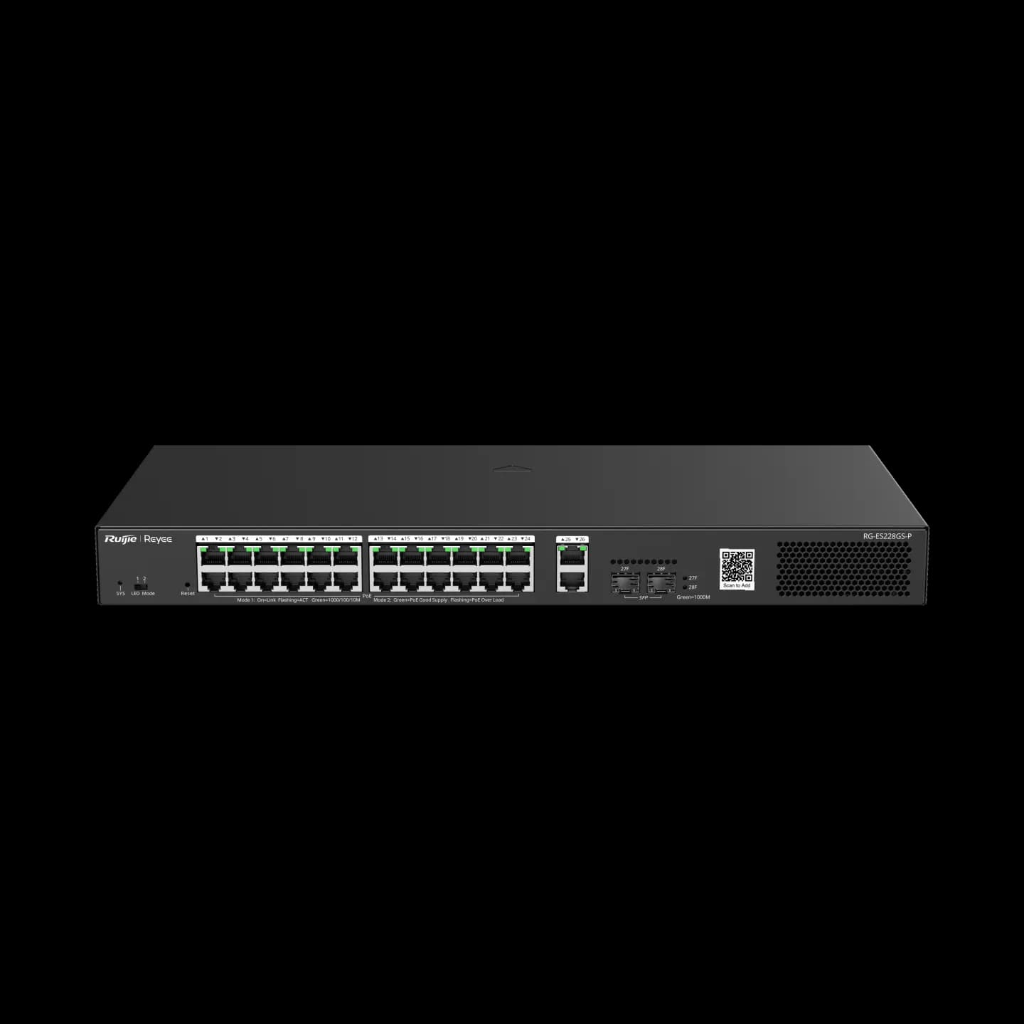 28-Port Gigabit Smart Cloud Managed PoE Switch